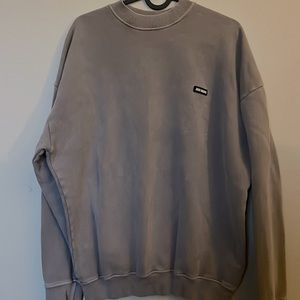 Joah Brown, Classic Crew Pullover, Grey, One Size